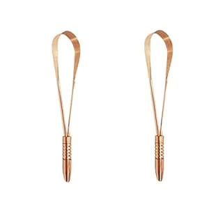 EVEN 2 Piece Tongue Cleaner for Men and Women, Adults Pure Copper ...