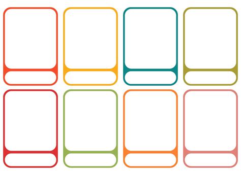 Printable Blank Flash Card Template | Flash card template, Printable ...