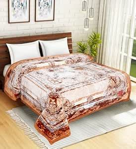Buy Petals Dreams Blanket Double Bed for Mild Winter, 700 GSM, 2 Ply ...