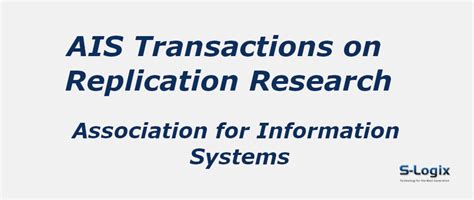 AIS Transactions on Replication Research | 2024 Cite Score: 0.8 | Q4 ...