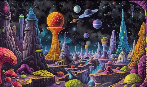 Image result for Alien World's Paintings
