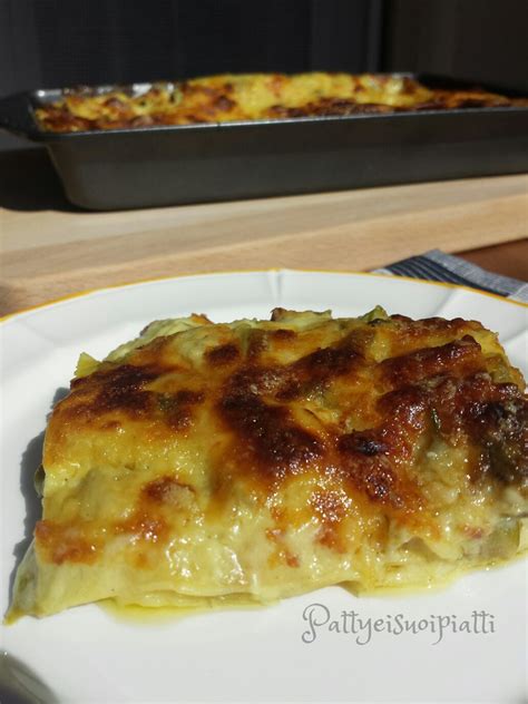 Lasagne al forno con asparagi e besciamella   Lasagne al  