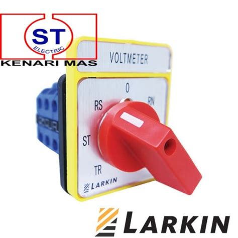 Jual LW-7V-48 Voltmeter Selector Switch, Selector Volt, 7 Posisi LARKIN ...