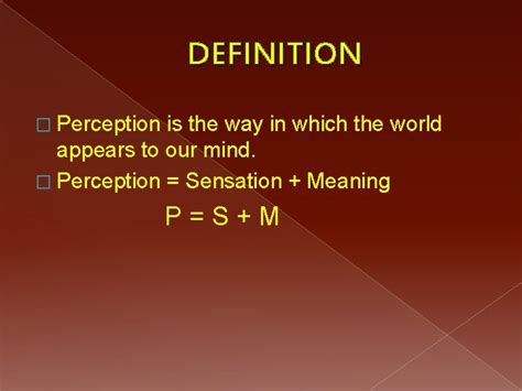 Image result for Visual Perception Definition