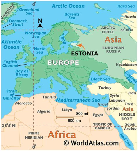 Estonia Maps & Facts - World Atlas