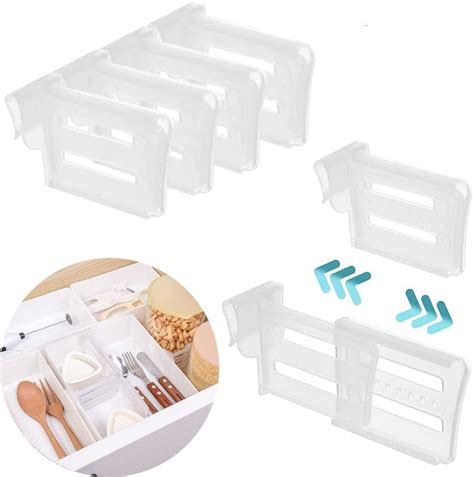 Buy TORIOX Shelf Divider Telescopic Expandable Fridge Drawers Storage ...