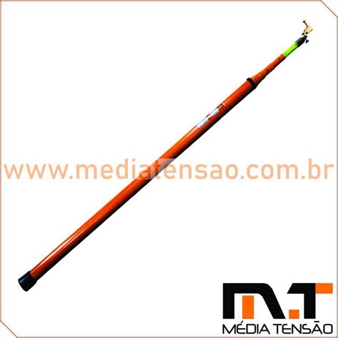 Vara de Manobra em Fibra de Vidro - Telescópica 9,00 metros - Média Tensão