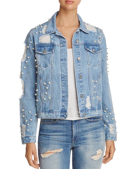 Glamorous Embellished Denim Jacket | Bloomingdale's Women | Embellished ...