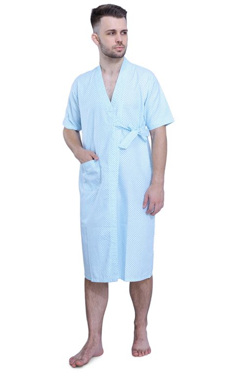 Unisex Patient gown - Front Open - Dots – Uniform Craft