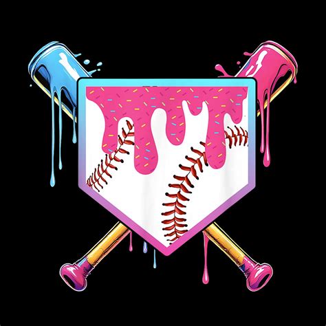 Baseball Drip Colors