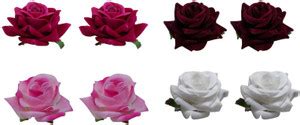 FULLY Artificial Rose Flower Hair Clips For Women And Girl, Flower Hair ...