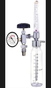 FLORIX OXYGEN FLOW METER WITH HUMIDIFIER BOTTLE ANALOG Respiratory ...
