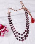 Natural Ruby & Pearl Gemstone Beads Necklace Jewelry – Raj Gems