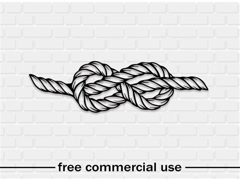 Rope SVG, Rope PNG, Rope Knot Clipart, Nautical Knot Cut File, Knot ...