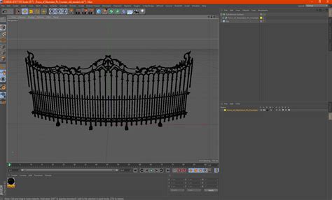 3D model Fence of Manneken Pis Fountain | 3D Molier International