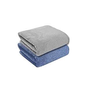 Fezora® Microfiber 500 GSM Bath Towels | (70x140) Extra Soft Plush ...