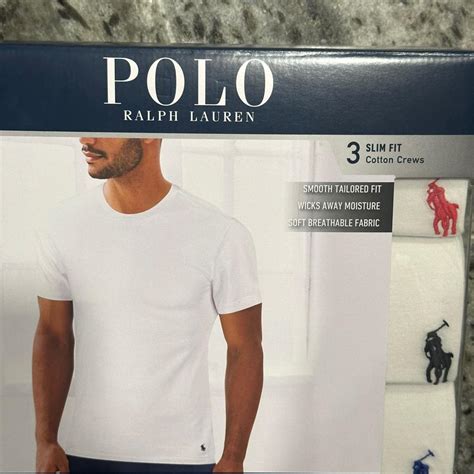 Polo Ralph Lauren slim fit 3 pack t-shirt bundle... | Depop