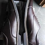 Buy Escaro TPR Sole Lace-up Formal Oxford Shoes for Men's - Tan - Size ...