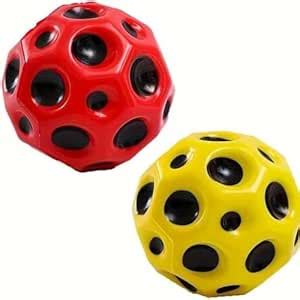 FunBlast Bouncy Ball for Kids – Pack of 2 Rubber Moon Ball and Space ...