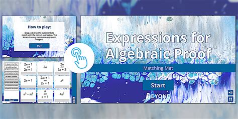 👉 Expressions for Algebraic Proof | Algebra | Beyond Maths