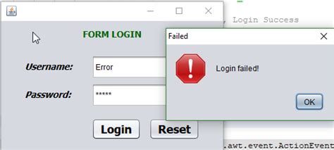 +Log in Form Java Databse 的图像结果