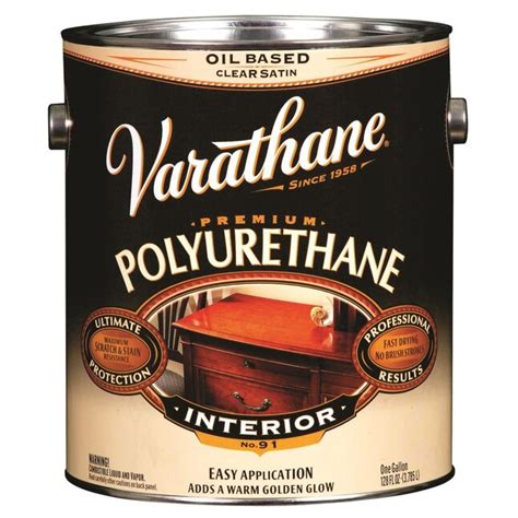 Varathane Satin Clear Oil-based Interior Paint (1-Gallon) at Lowes.com