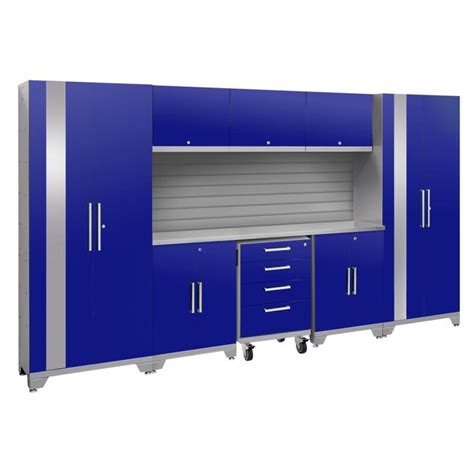NewAge Products Performance 2 8-Piece Steel Garage Storage System in ...