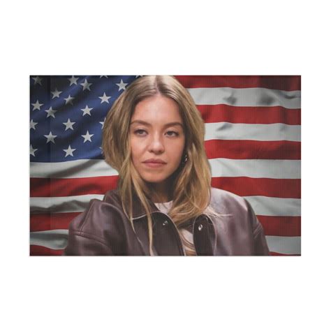 Sydney Sweeney Interview American Flag - Etsy