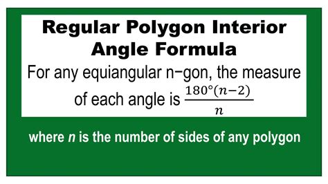 Interior Angle Formula