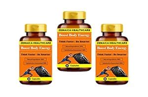 Zemaica Healthcare Energy Booster 30no.Multivitamins Capsule. Pack 3 ...