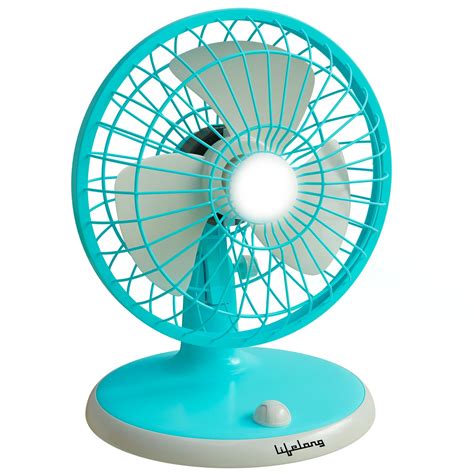 Buy Lifelong 200mm Table Fan High Speed for Home with LED Light ...