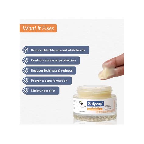 FixDERMA Salyzap Face Gel 50ml - Cureka - Online Health Care Products Shop