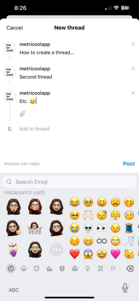 Image result for Threads Edit Button