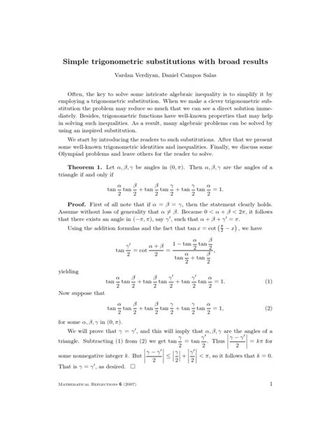Trig Sub Example 的图像结果