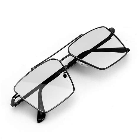 Buy GAINX Transparent Square Unisex Optical Metal Frame for Unisex ...