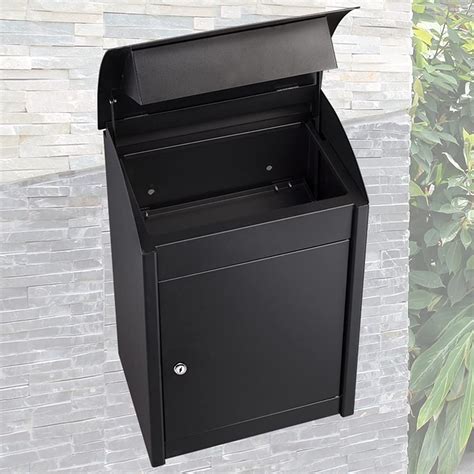 Buy Small Package Delivery Box for Porch Outdoor Wall-mounted Mailbox ...