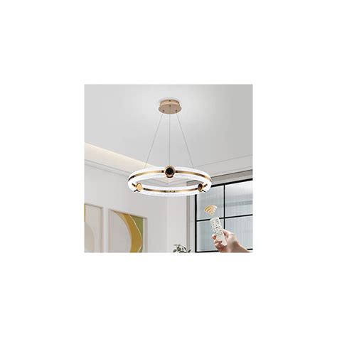 Buy GEADI Modern LED Chandelier, 48W 1-Ring Pendant Lighting with ...