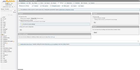 phpMyAdmin Update 的图像结果