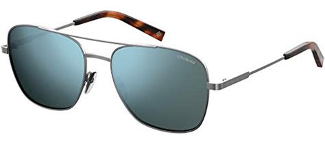 Buy Polaroid Blue Mirror Polarized Lens Navigator Sunglass Full-Rim ...