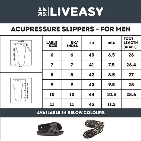 Buy LIVEASY ORTHO CARE ACUPRESSURE SLIPPERS - MEN (BLACK) SIZE 6 Online ...