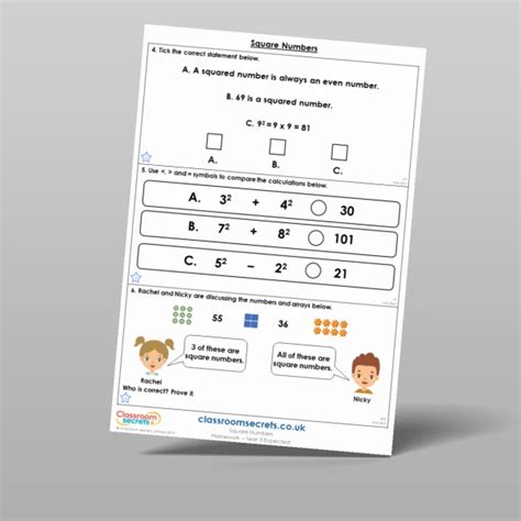 Image result for Square Numbers Homework