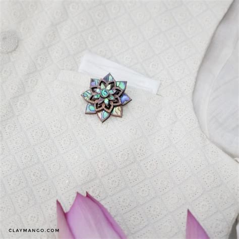 Mandala Star from Mother of Pearl series - Twofolds – Claymango.com