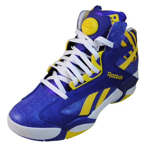 Reebok Mens Shaq Attaq Purple basketball shoes M40343