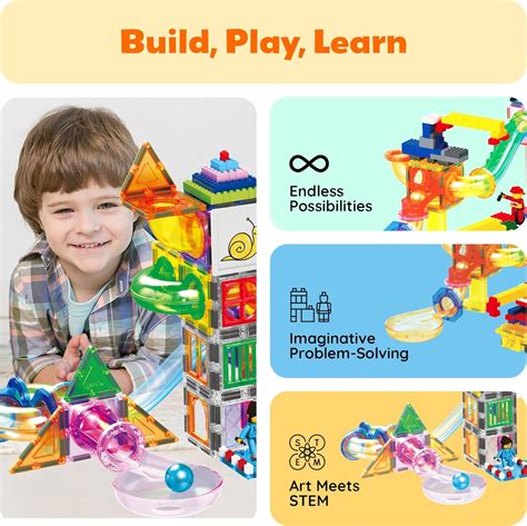 PicassoTiles 700 piece Marble Run Magnetic Tiles and India | Ubuy