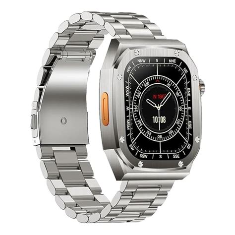 Spiffy AlwaysOn AMOLED Square Compass NFC Advanced Activity Health ...