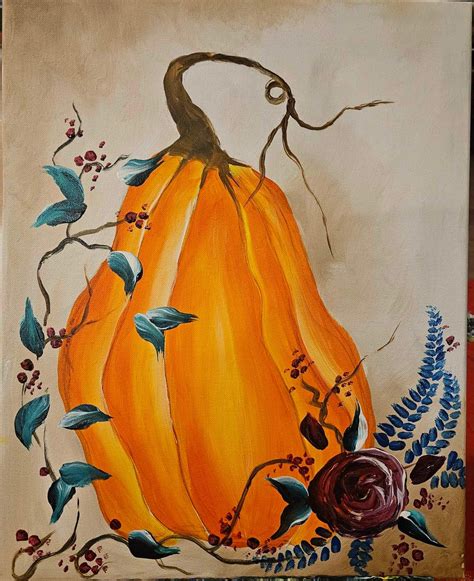 Paint Party, "Autumn Blessings", Muralguy64, Cottonwood, 4 November ...