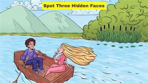 Spot 3 Hidden Faces In This Difficult Optical Illusion! Only 10 Seconds ...