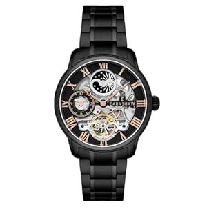 EARNSHAW Longitude Automatic Multifunction Silver Round Dial Men's ...