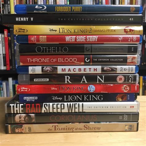 What are some of your favorite film adaptations of Shakespeare inside or outside the collection ...