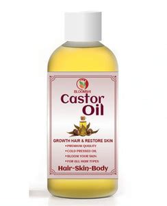 BLOOMSHI 100% PURE & NATURAL-CASTOR-OIL-HAIR-OIL-100ML Hair Oil - Price ...
